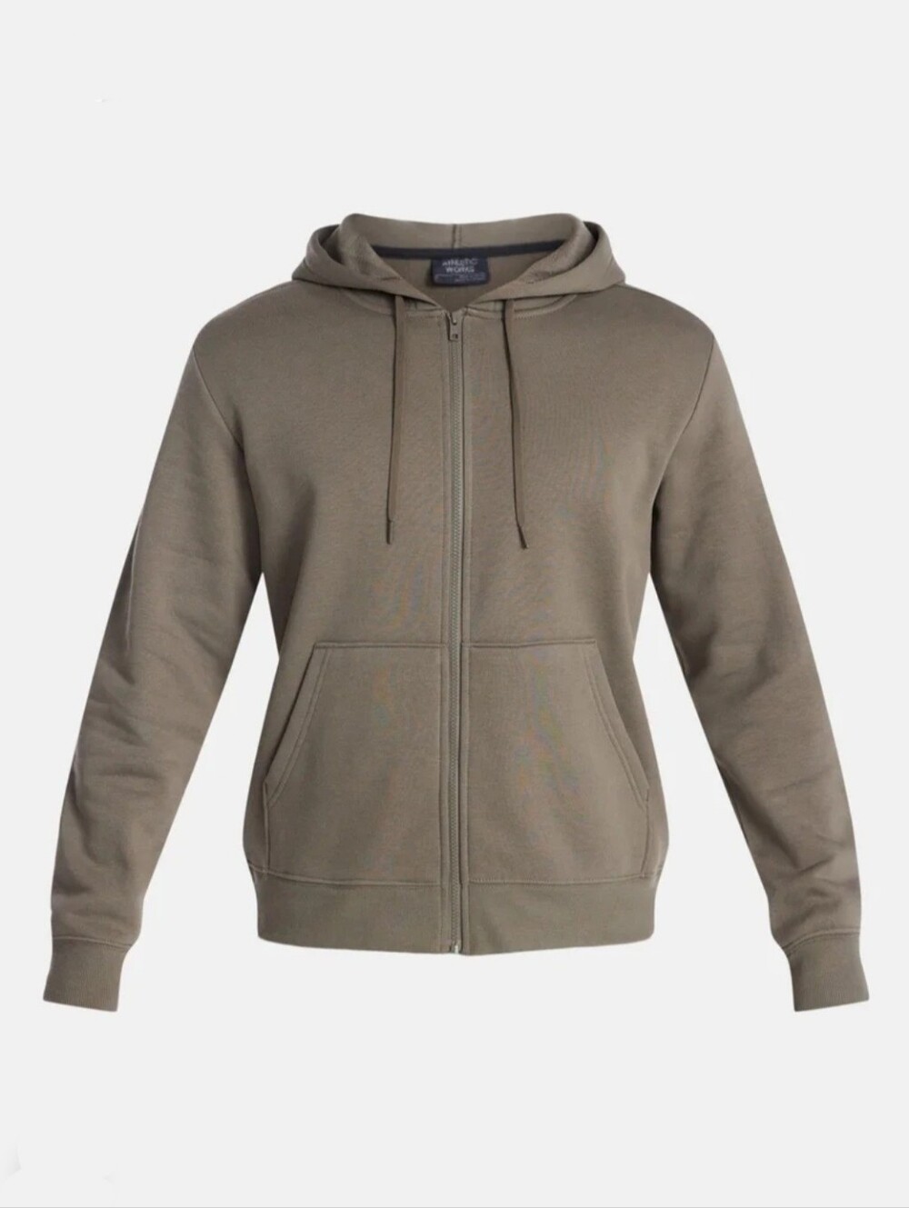 Athletic Works Men's XL Fleece Zip Hoodie Sweatshirt